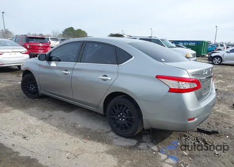 2014 Nissan Sentra Fe+ S/Fe+ Sv/S/Sl/Sr/Sv z USA, uszkodzony, nr VIN 3N1AB7AP7EY227107